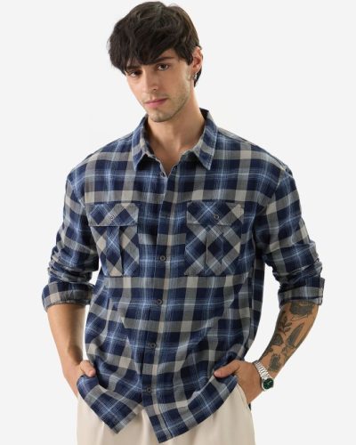 fc9320e4-0879-4c79-8c84-d8f4e95ea9381718451041281TheSouledStoreMenTartanChecksOpaqueCheckedCasualShirt1